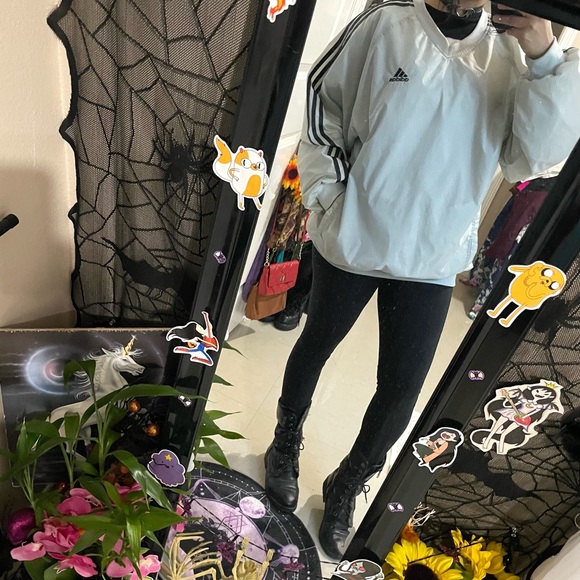 Vtg y2k 2003 Adidas windbreaker top - Picture 10 of 16